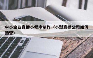 西安中小企业直播小程序制作（小型直播公司如何运营）
