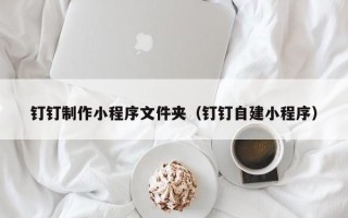 西安钉钉制作小程序文件夹（钉钉自建小程序）